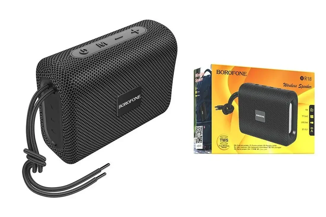 Акустична система BOROFONE BR18 5W Bluetooth Чорний