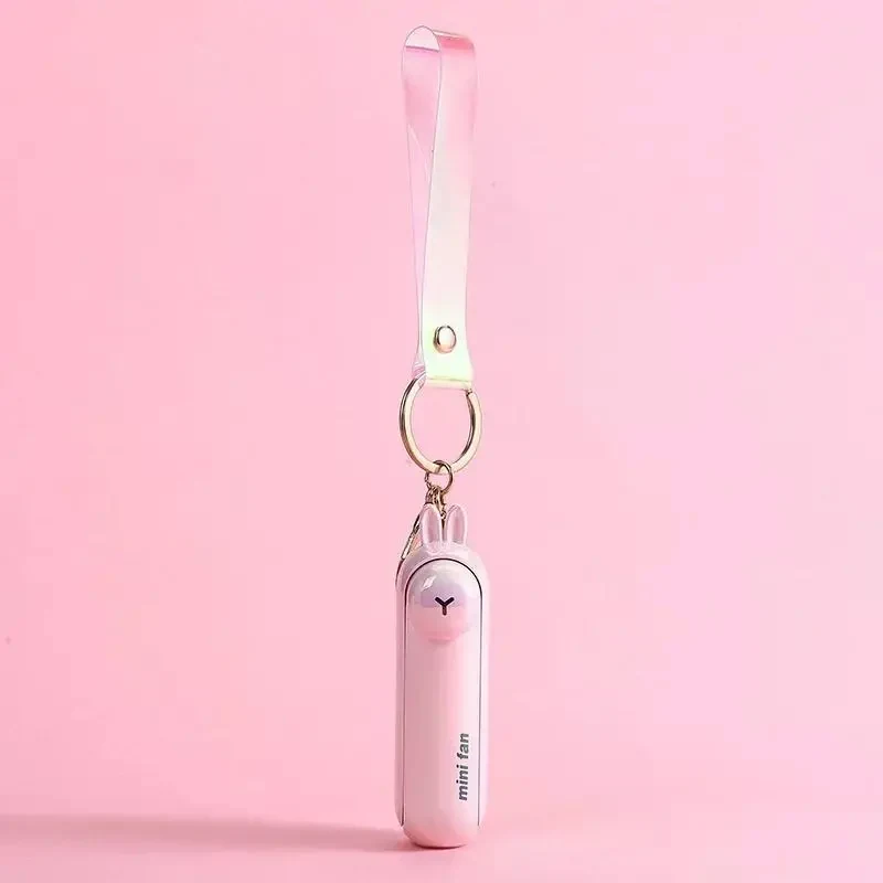 Портативний складний вентилятор Cute Mini Fan Рожевий