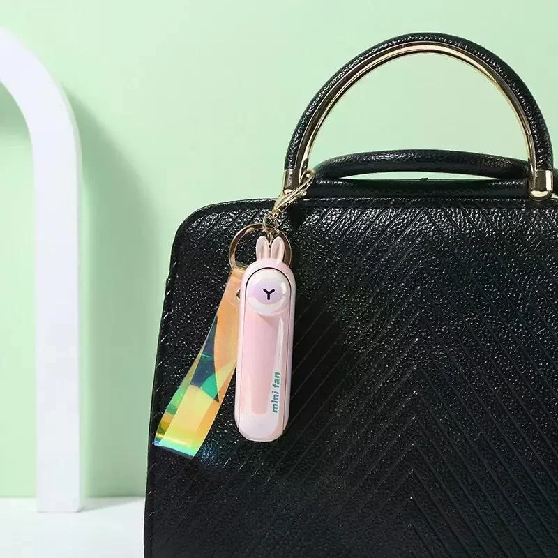 Портативний складний вентилятор Cute Mini Fan Рожевий