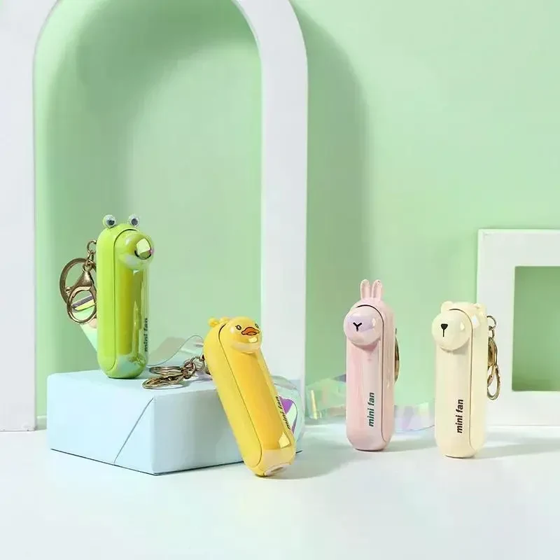 Портативний складний вентилятор Cute Mini Fan Рожевий