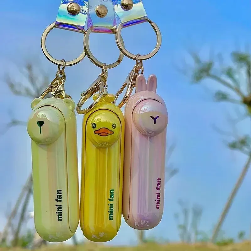 Портативний складний вентилятор Cute Mini Fan Рожевий