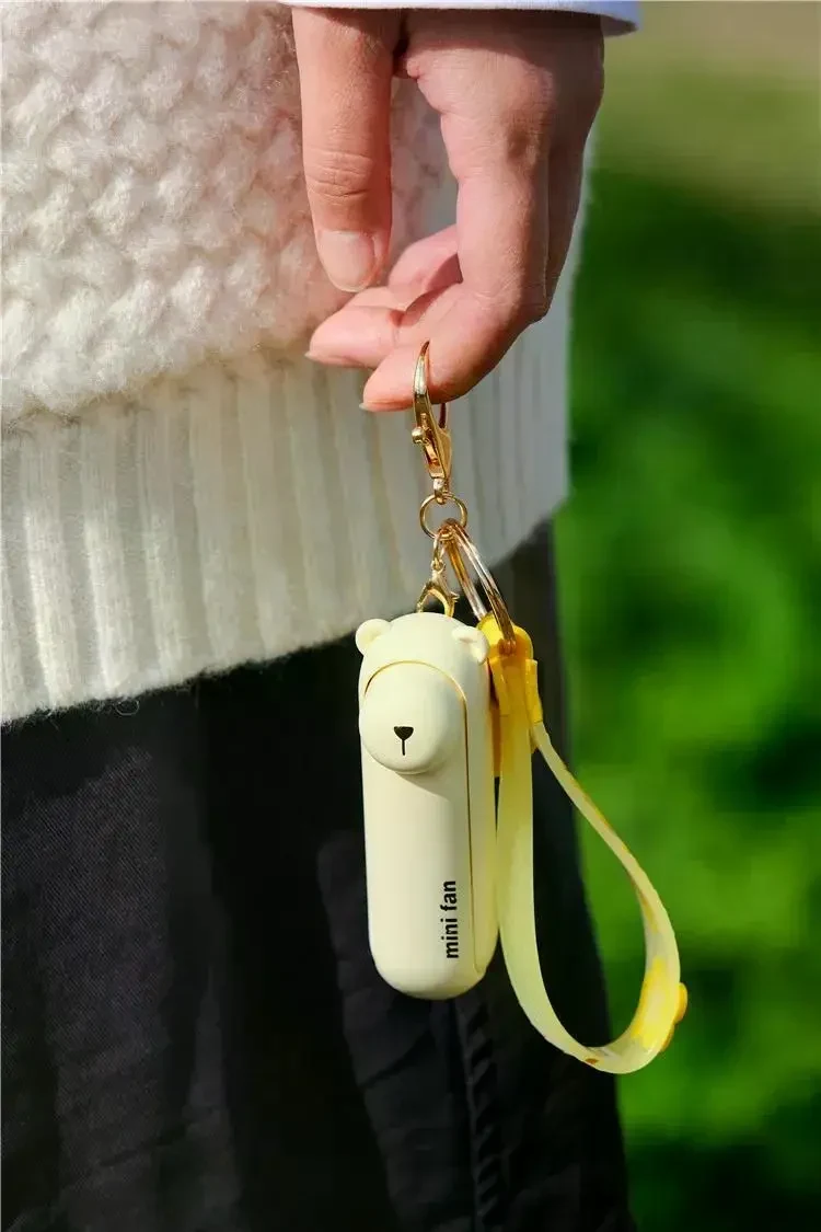 Портативний складний вентилятор Cute Mini Fan Жовтий