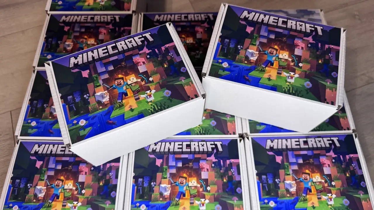Магнітний конструктор з блоками Minecraft, набір рандомних блоків 100шт для будівництва та творчості