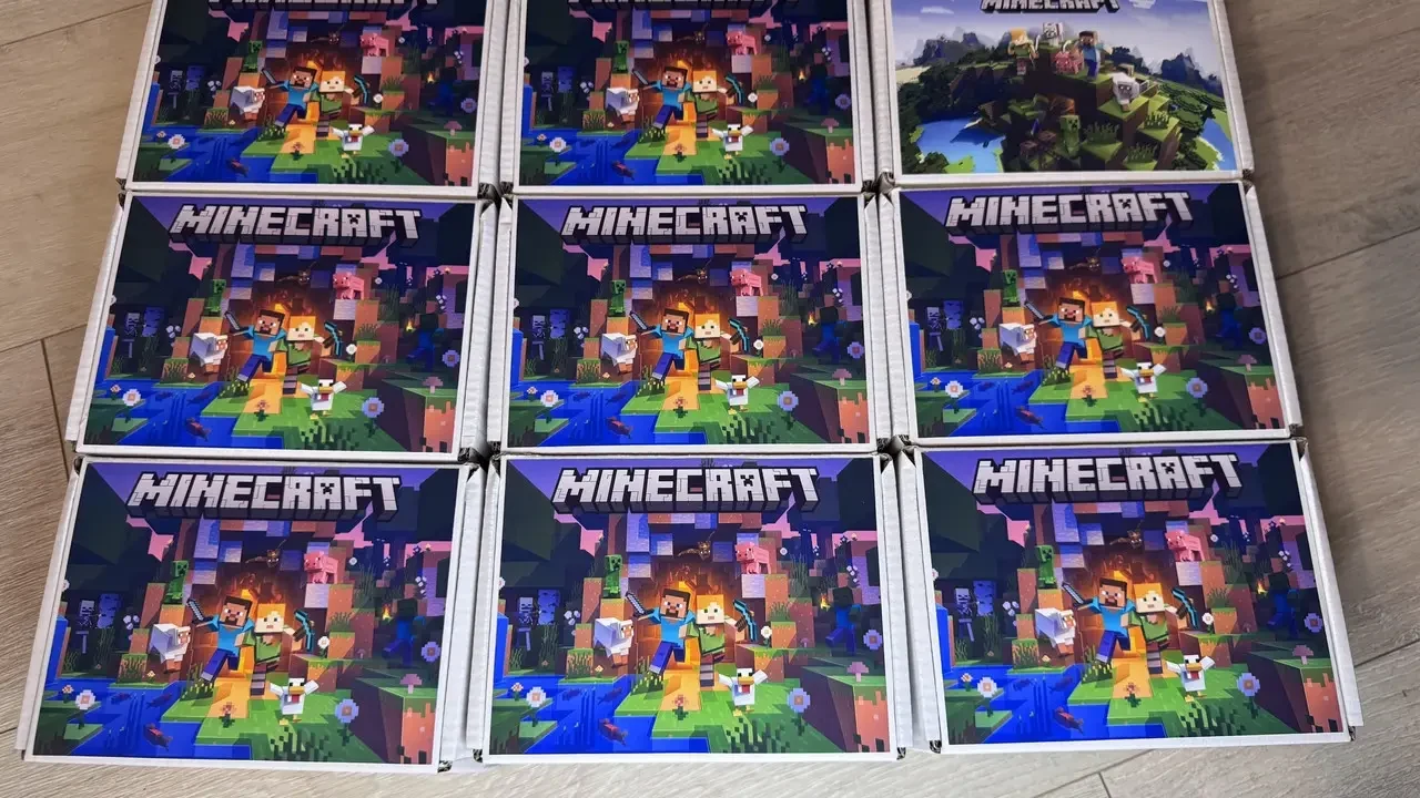 Магнітний конструктор з блоками Minecraft, набір рандомних блоків 100шт для будівництва та творчості