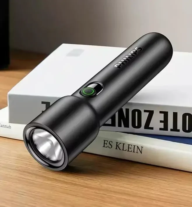 Портативний ліхтарик Philips SFL1235 2025 EDC, 1200 мА·год, USB-перезарядний, компактний LED ліхтар для дому, походів та