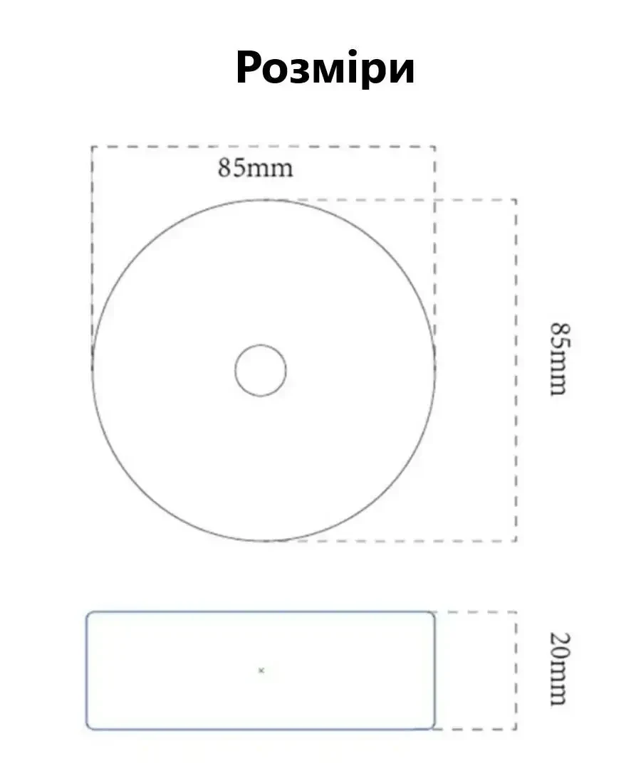 LED Нічник світильник 3 штуки в наборі з датчиком руху (Холодне біле світло) — USB заряджається, для кухні, шафи, сходів,