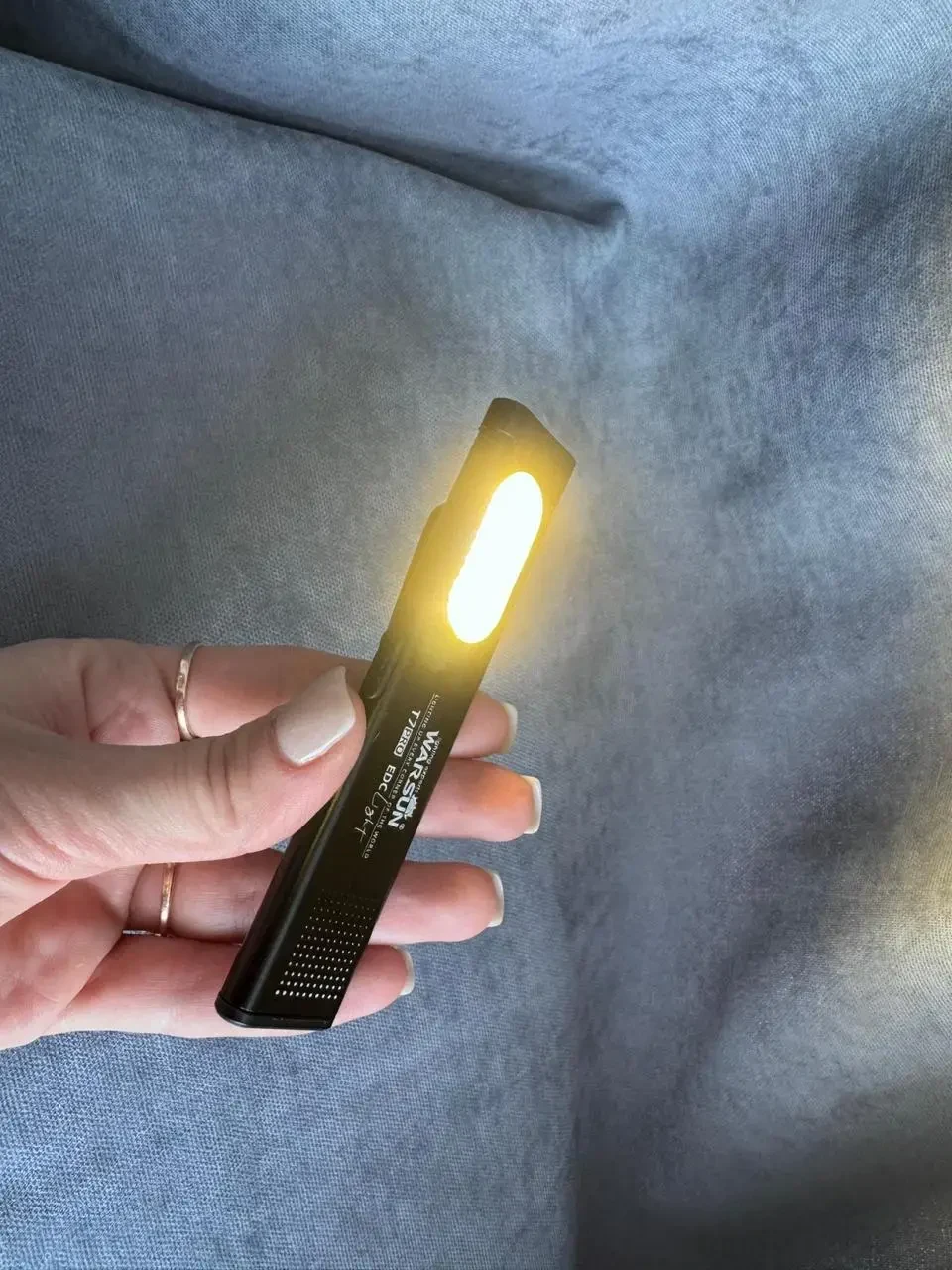 Акумуляторний Міні Ліхтарик Warsun T7 PRO LED в ультратонкому металевому корпусі з USB-C, Магнітом і Потужністю 600Lm (УЦІНКА)