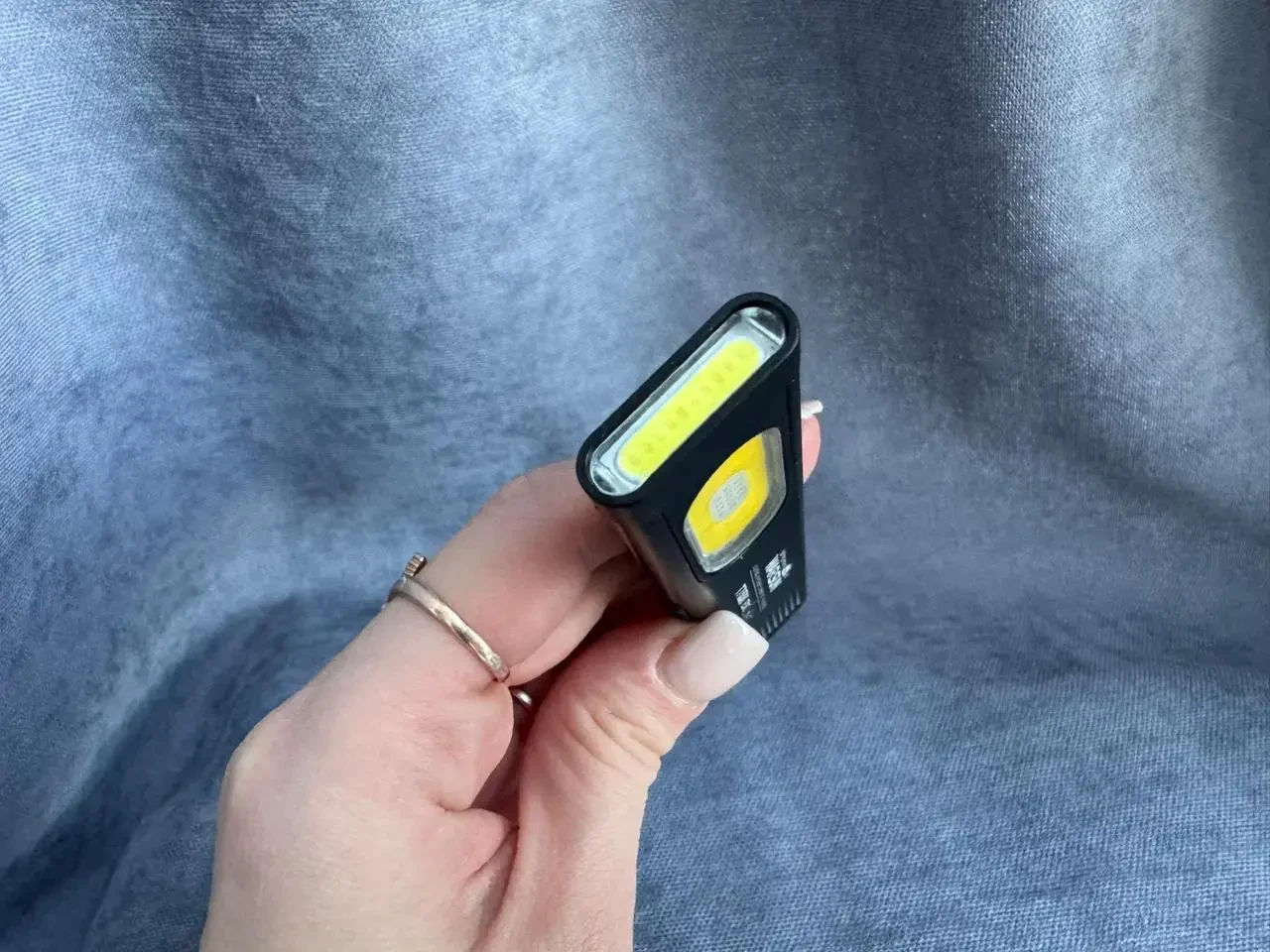 Акумуляторний Міні Ліхтарик Warsun T7 PRO LED в ультратонкому металевому корпусі з USB-C, Магнітом і Потужністю 600Lm (УЦІНКА)