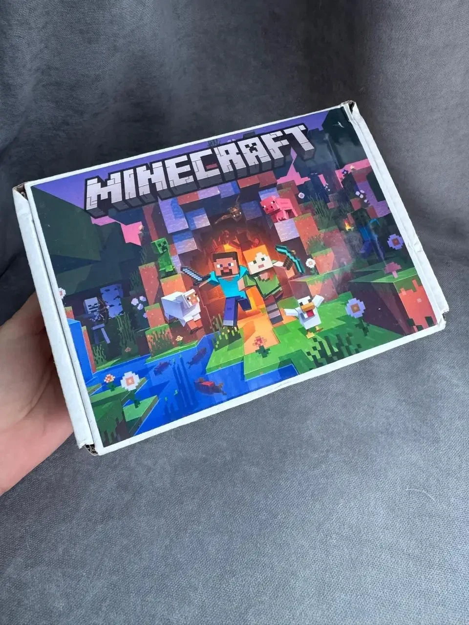 Магнітний конструктор з блоками Minecraft, набір рандомних блоків Майнкрафт 100шт для будівництва та творчості (УЦІНКА)