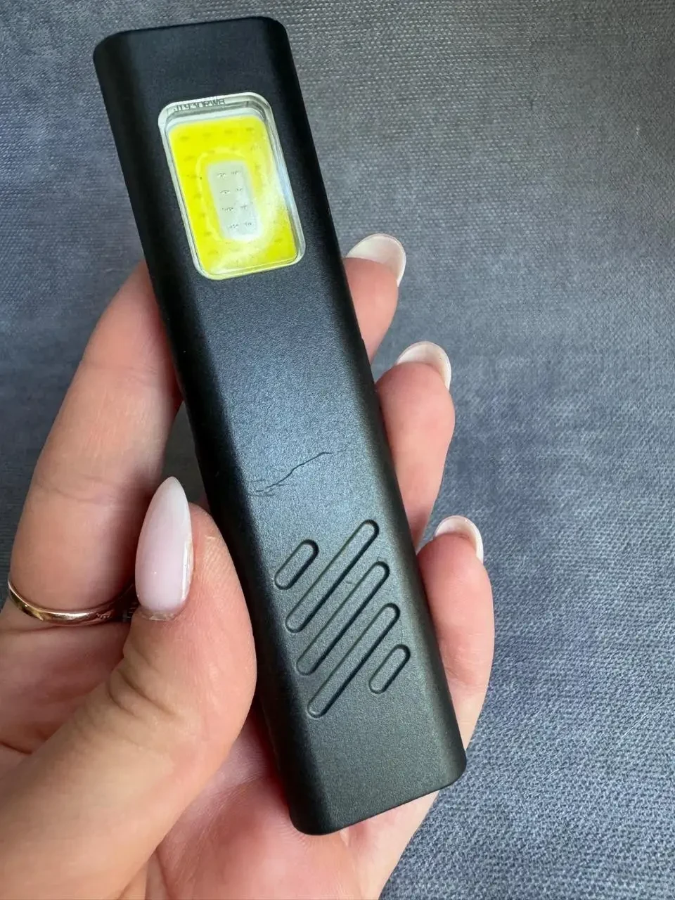 Міні ліхтар з кліпсою Security Flashing Work Light Type-C, вбудований акумулятор, багатофункціональний EDC ліхтар для риболовлі,