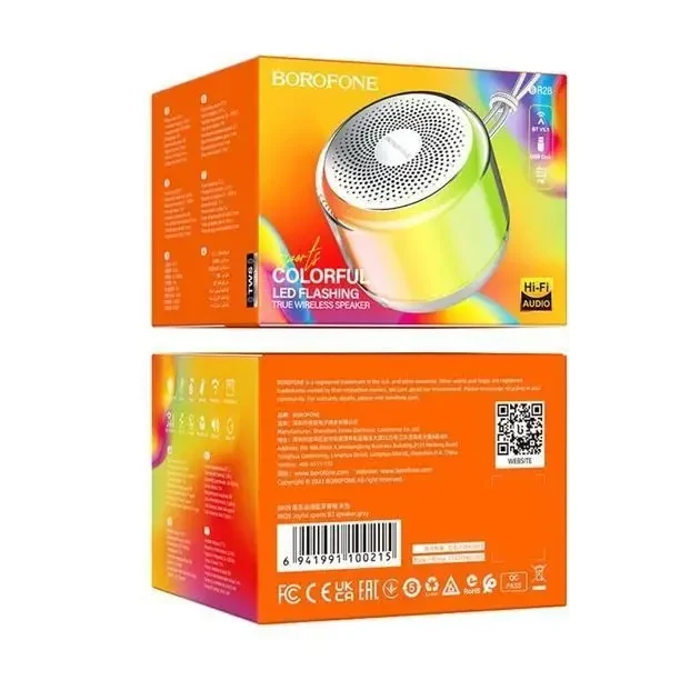 Акустична система BOROFONE BR28 5W Bluetooth Сіра