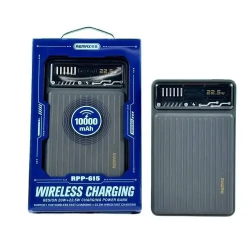 УМБ Power Bank REMAX RPP-615 PD20W+QC3.0(22.5W) 10000 mAh MagSafe Сірий