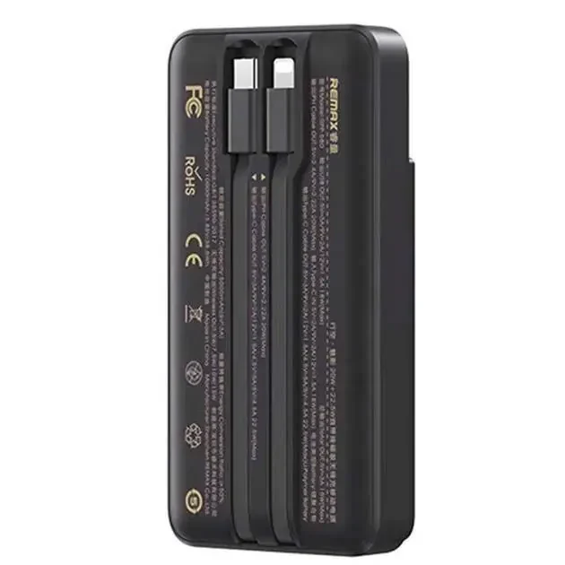 УМБ Power Bank REMAX RPP-580 Walking Phantom PD20W + QC22.5W 10000 mAh Magsafe з дисплеєм + Вбудований кабель Type-C / Lightning