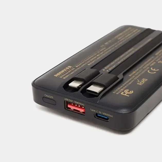 УМБ Power Bank REMAX RPP-580 Walking Phantom PD20W + QC22.5W 10000 mAh Magsafe з дисплеєм + Вбудований кабель Type-C / Lightning