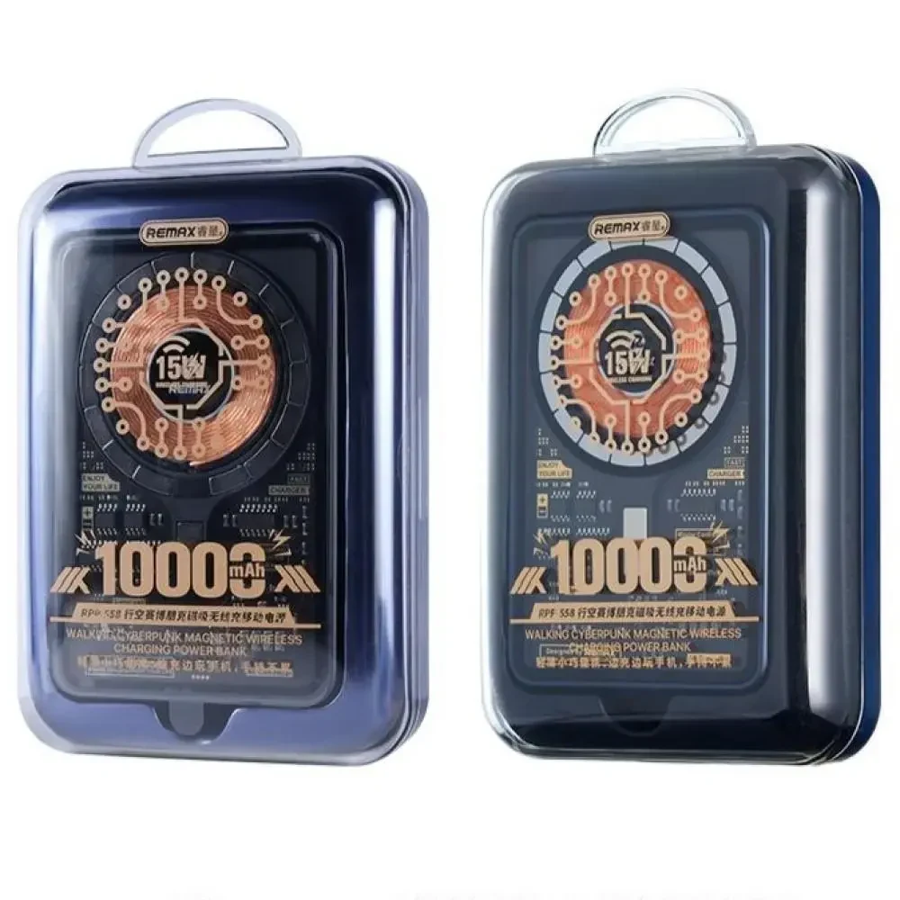 УМБ Power Bank REMAX RPP-558 PD20W+QC3.0(22.5W) 10000 mAh MagSafe Чорний
