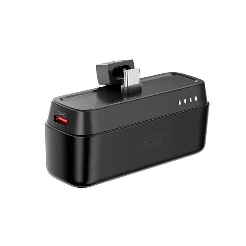 УМБ Power Bank XO PR244 5000mAh Type-C 20W (з підставкою) Чорний