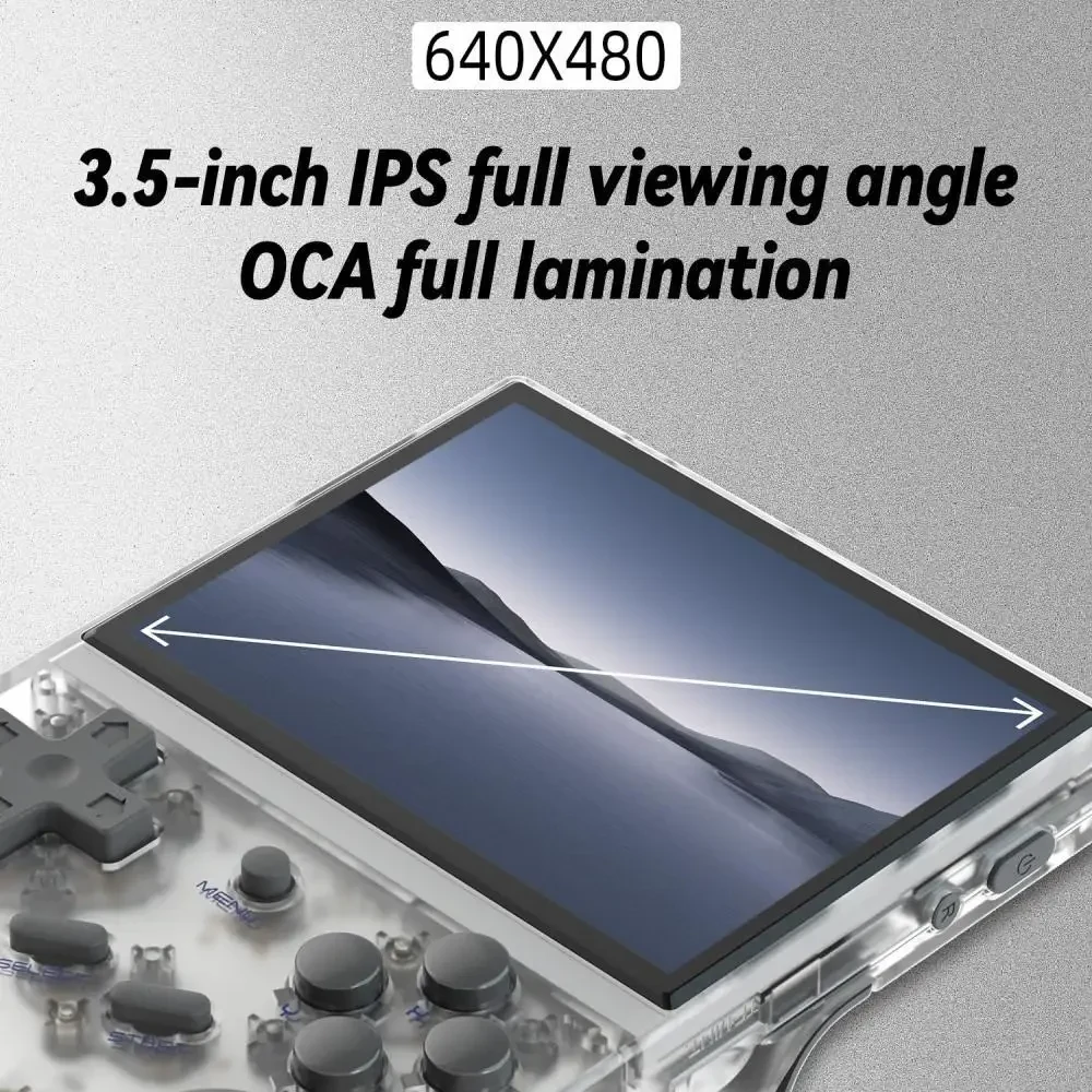 Консоль ігрова ANBERNIC RG35XX 64Gb 5000 ігор Прозора
