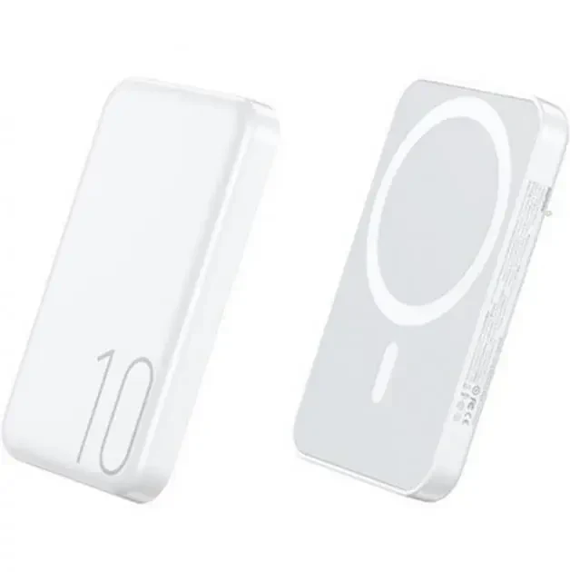 УМБ Power Bank REMAX RPP-65 PD20W+Wireless(15W) 10000 mAh з магнітною зарядкою Білий