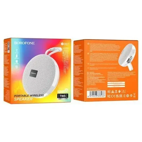 Акустична система BOROFONE BR27 5W Bluetooth Сірий