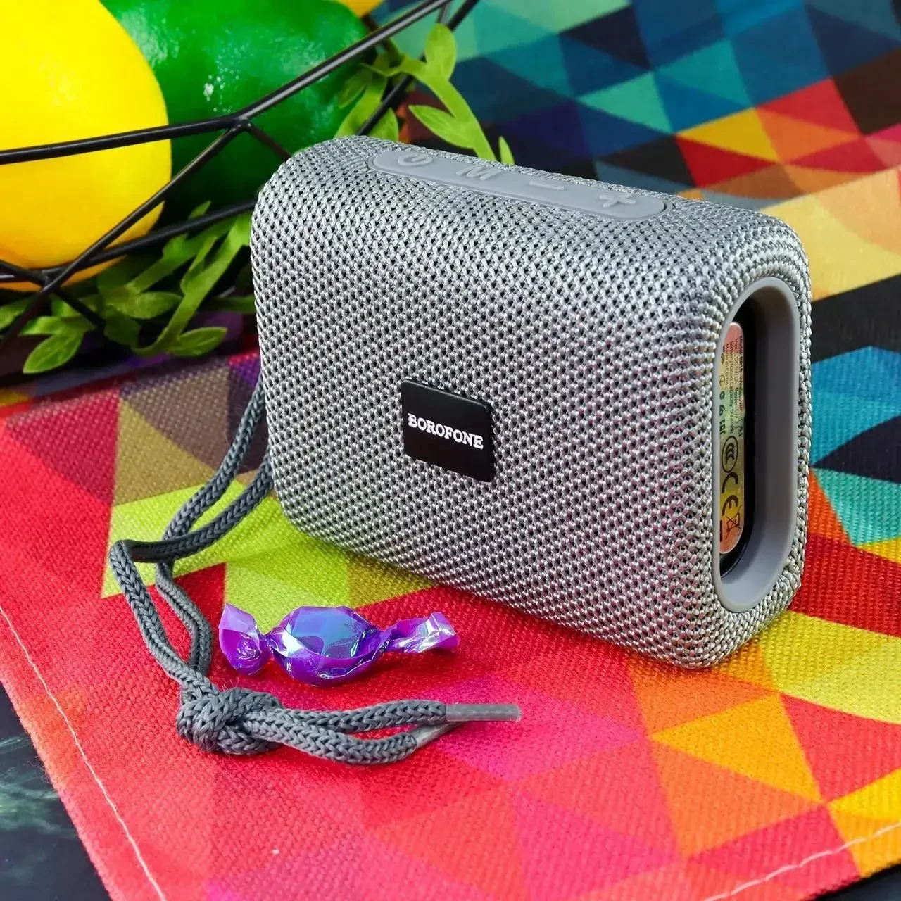 Акустична система BOROFONE BR18 5W Bluetooth Сірий