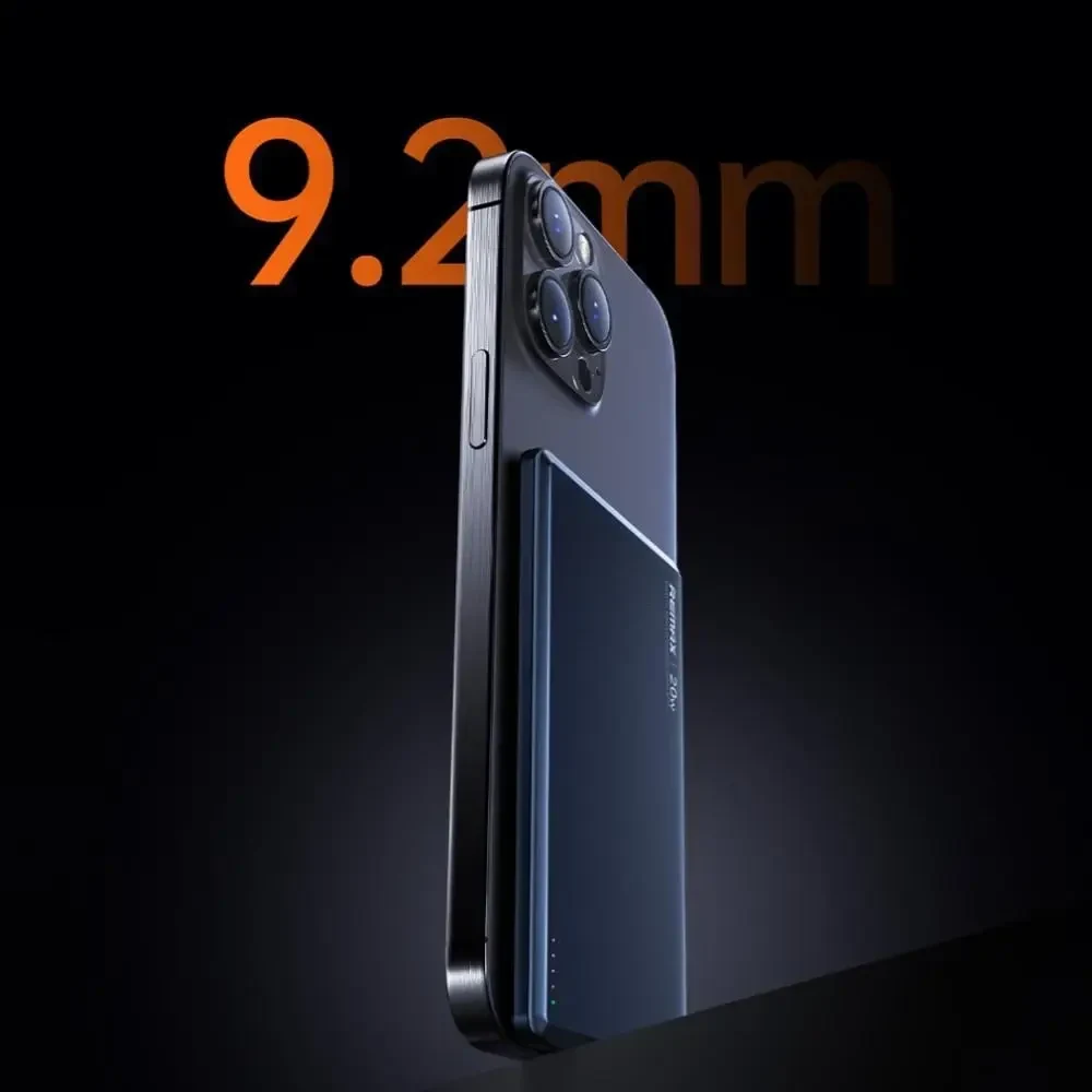 УМБ Power Bank Remax RPP-2 Vocard Series Magnetic 5000mAh PD20W з бездротовою зарядкою Сірий
