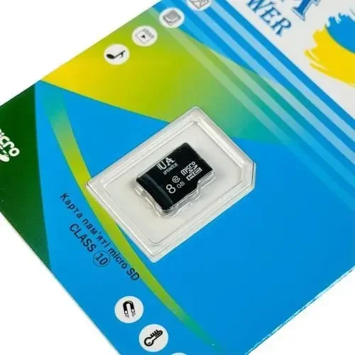 Карта пам'яті UA POWER 8Gb Class 10 без адаптера