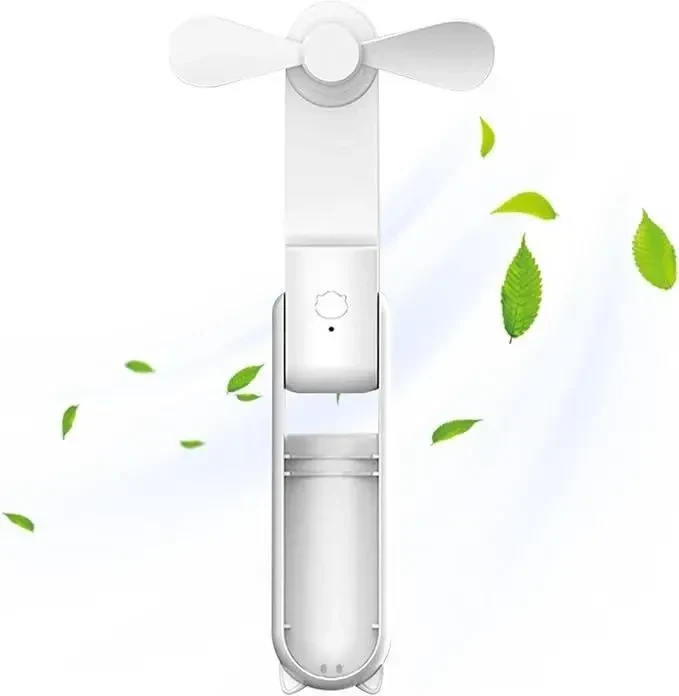 Портативний складний вентилятор Foldable Handheld Fan Білий