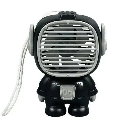 Вентилятор Mini K9 Astronaut (з вбуд. акум. 3 режими) Чорний