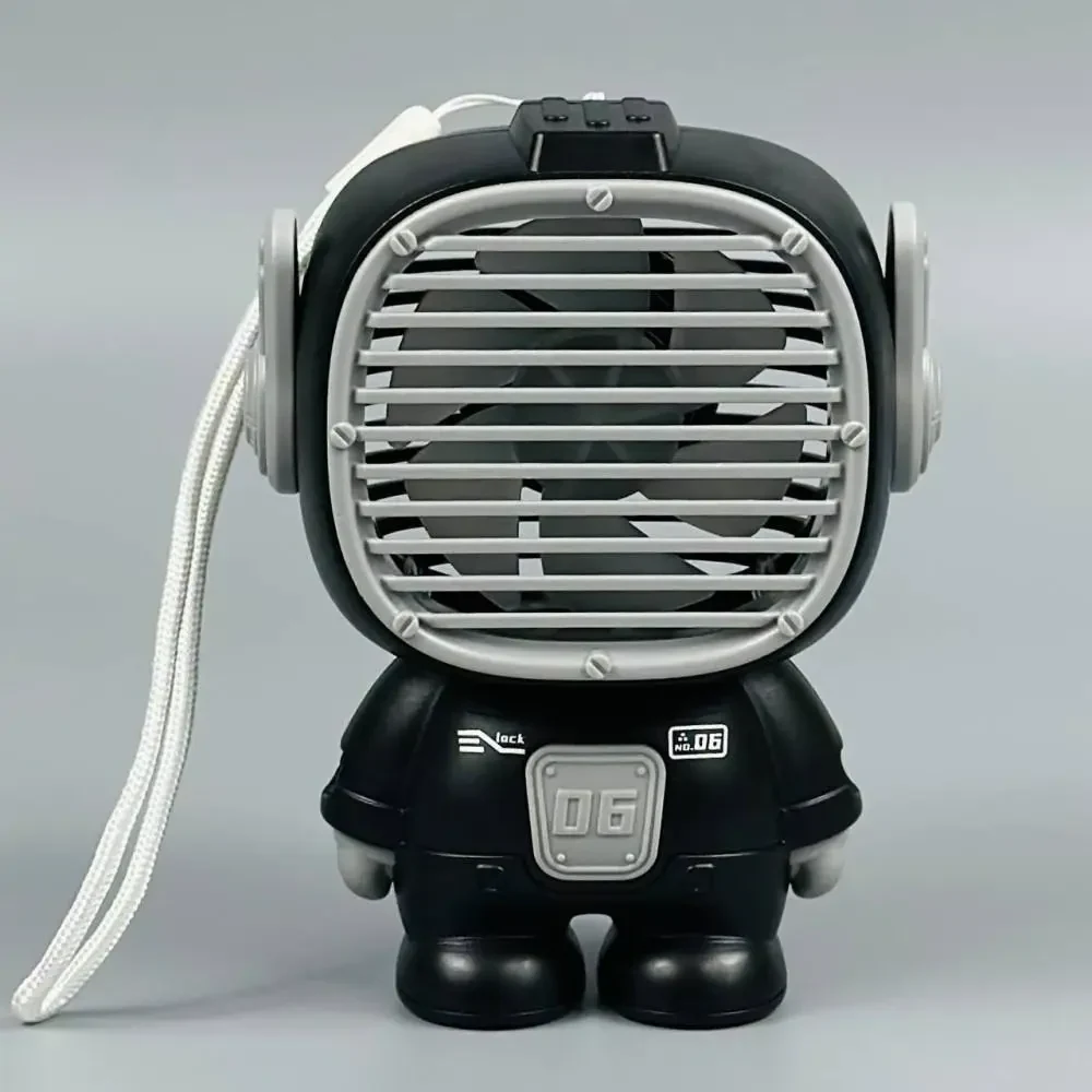 Вентилятор Mini K9 Astronaut (з вбуд. акум. 3 режими) Чорний