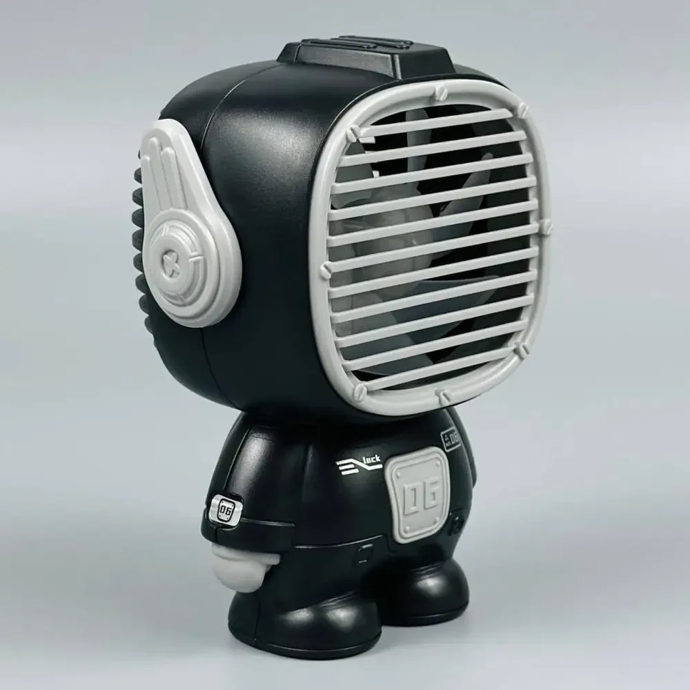 Вентилятор Mini K9 Astronaut (з вбуд. акум. 3 режими) Чорний