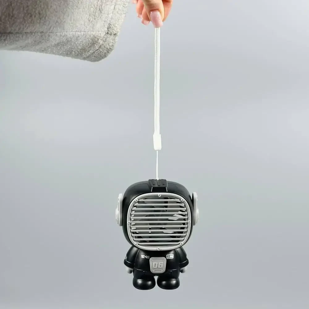 Вентилятор Mini K9 Astronaut (з вбуд. акум. 3 режими) Чорний