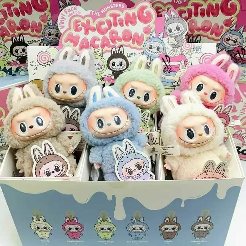 Брелок м'яка іграшка плюшева Лабубу Labubu The Monsters exciting macaron фігурка 17 см