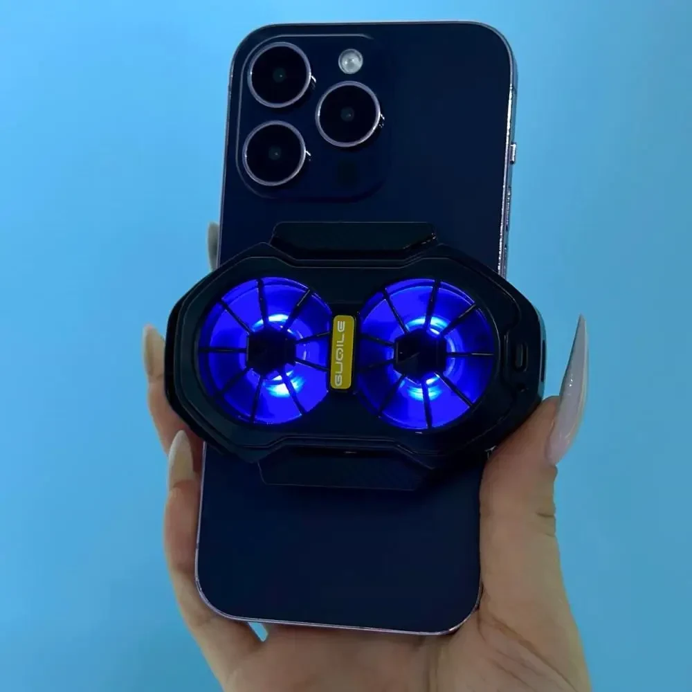 Охолоджувач для телефона FS01 з акумулятором 600mAh (затискач) Чорний
