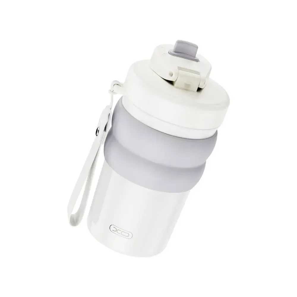 Термокружка (термос) XO CF39 500ml з ремінцем і кришкою для пиття, Білий