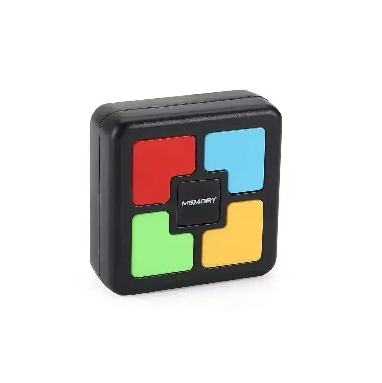 Кишенькова ігрова консоль Square Memory Cube для тренування пам’яті – світлодіодна кнопкова гра 6×6 см