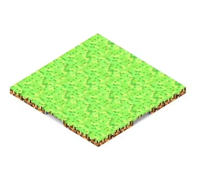 Магнітна основа для конструктора з блоків Minecraft 4 на 4 блоки