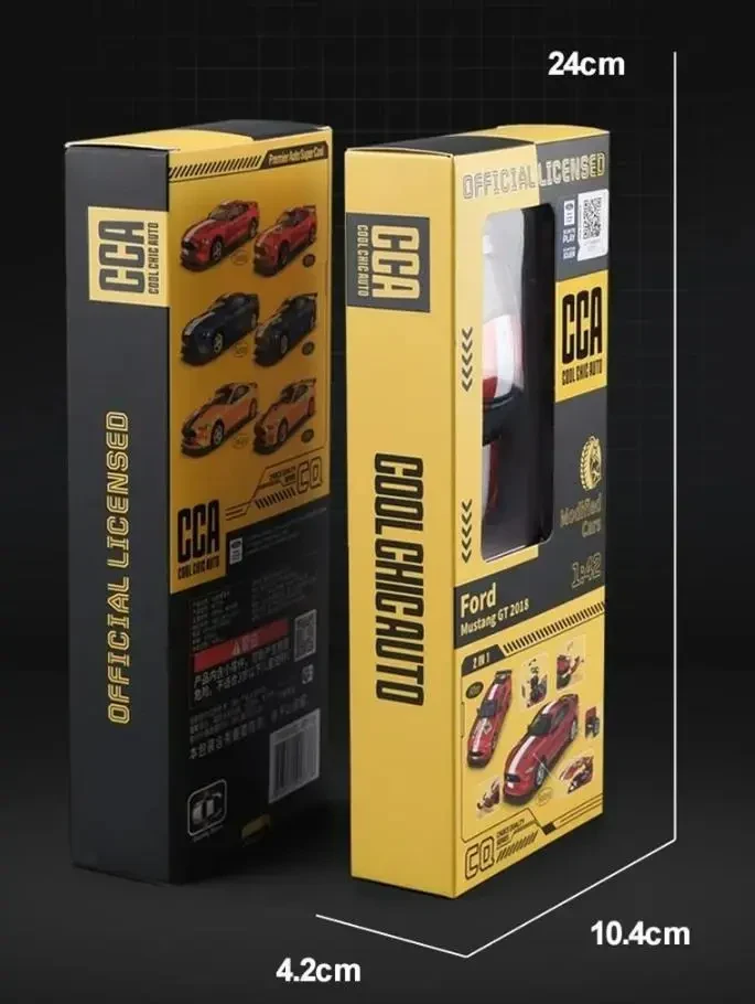 Модель авто Ford Mustang 1:42 – металевий колекційний конструктор (моделька + запчастини для тюнінгу), деталізована копія для