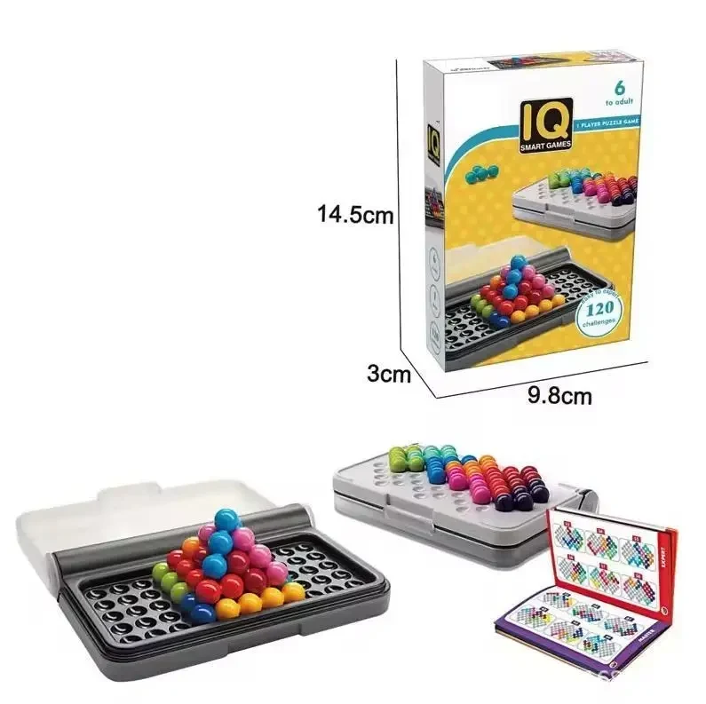 Настільна гра на логіку IQ Fit 120 Викликів! Монтессорі