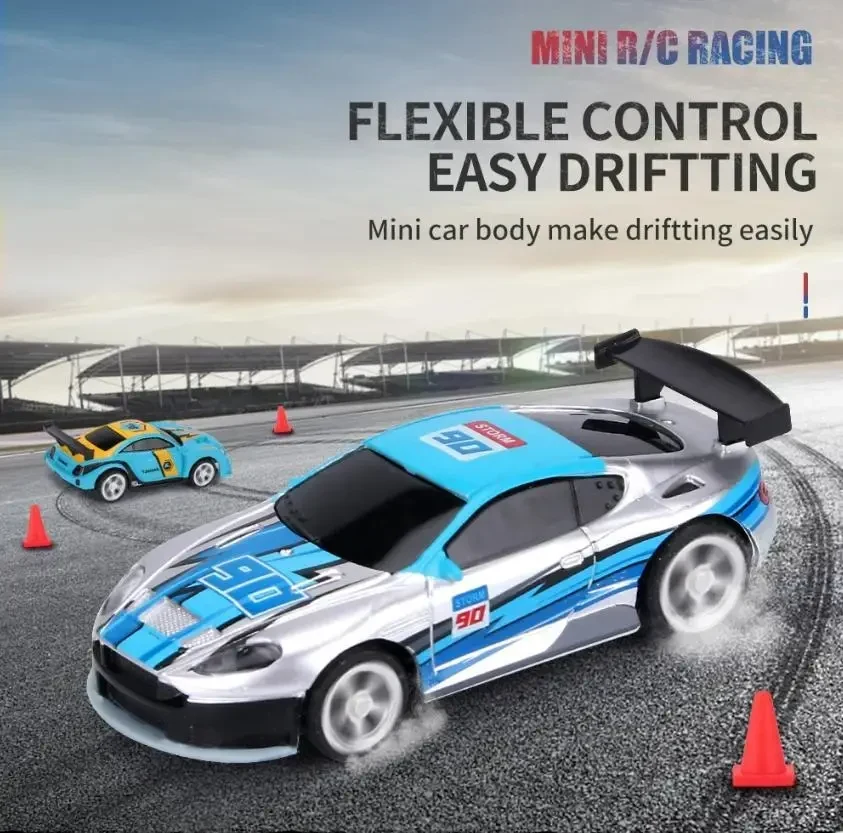 Міні радіокерована машинка 1:58 – RC авто з акумулятором, дрифт-багі в банці, іграшка для дітей