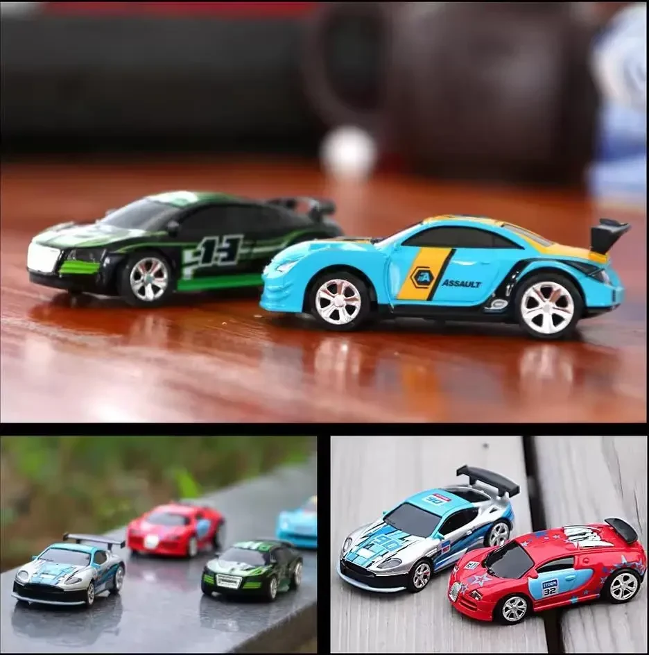 Міні радіокерована машинка 1:58 – RC авто з акумулятором, дрифт-багі в банці, іграшка для дітей