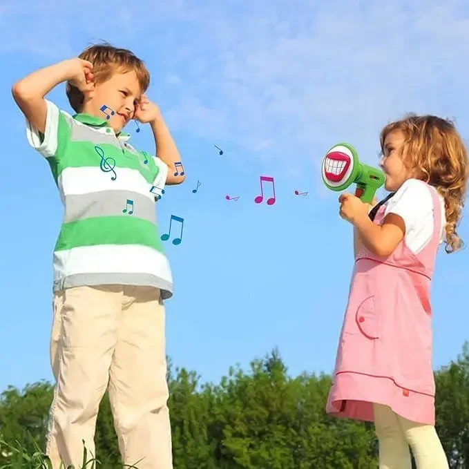 Дитяча іграшка зміна голосу з 6 ефектами Children's Voice Changing, портативний голосовий динамік, Зелений