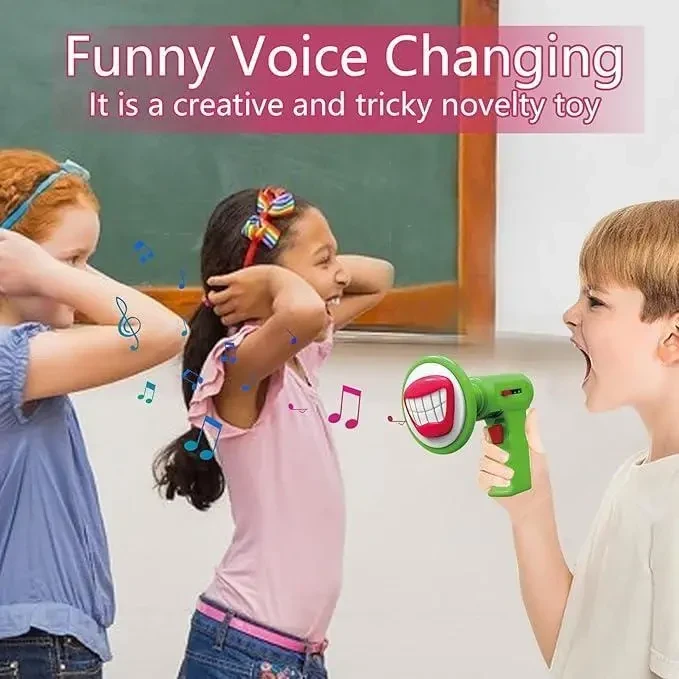 Дитяча іграшка зміна голосу з 6 ефектами Children's Voice Changing, портативний голосовий динамік, Зелений