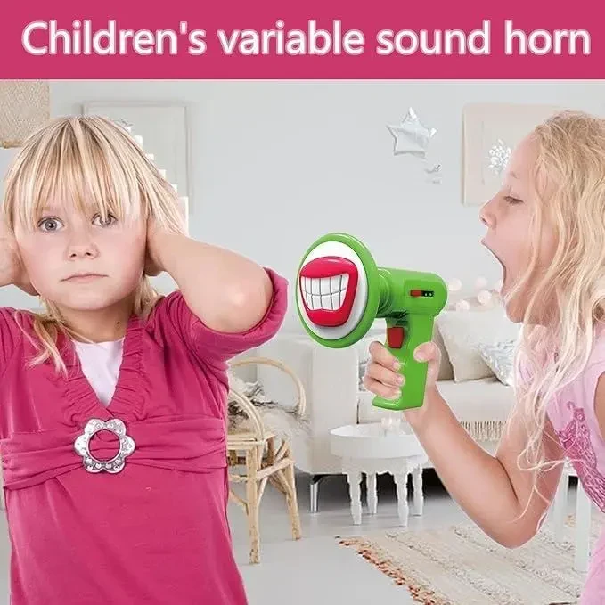 Дитяча іграшка зміна голосу з 6 ефектами Children's Voice Changing, портативний голосовий динамік, Зелений