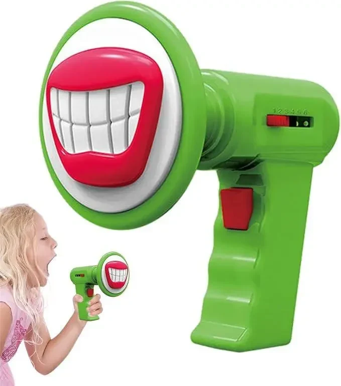 Дитяча іграшка зміна голосу з 6 ефектами Children's Voice Changing, портативний голосовий динамік, Зелений