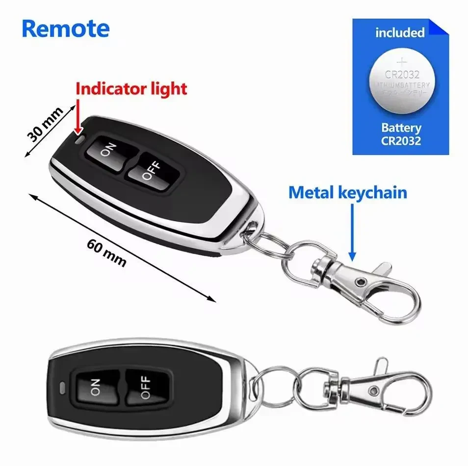 Бездротовий USB RF вимикач живлення 5В для LED-стрічки (бездротове USB реле), лампи для читання, вентилятора, світильників