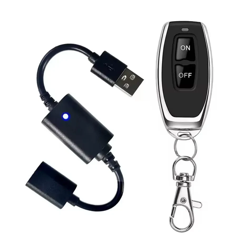 Бездротовий USB RF вимикач живлення 5В для LED-стрічки (бездротове USB реле), лампи для читання, вентилятора, світильників