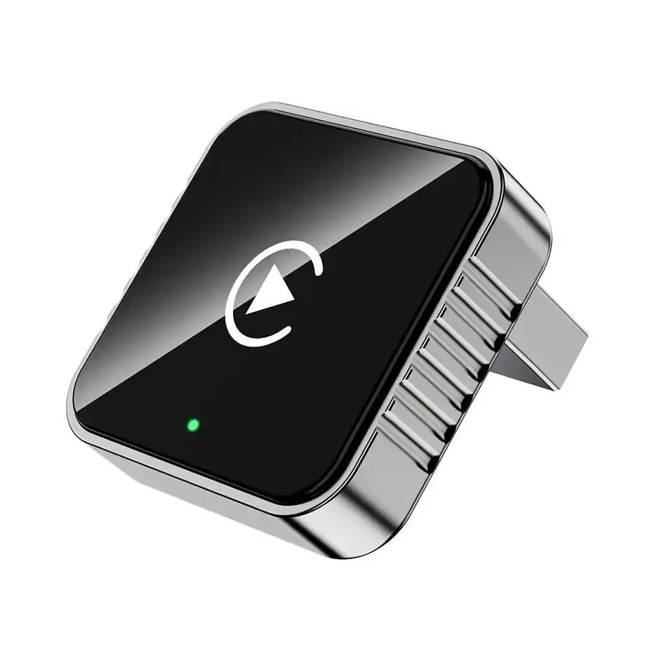 Міні адаптер CarPlay Android Auto 2 в 1 | Перетворює дротове з’єднання на бездротове | 5 ГГц Wi-Fi | Plug & Play