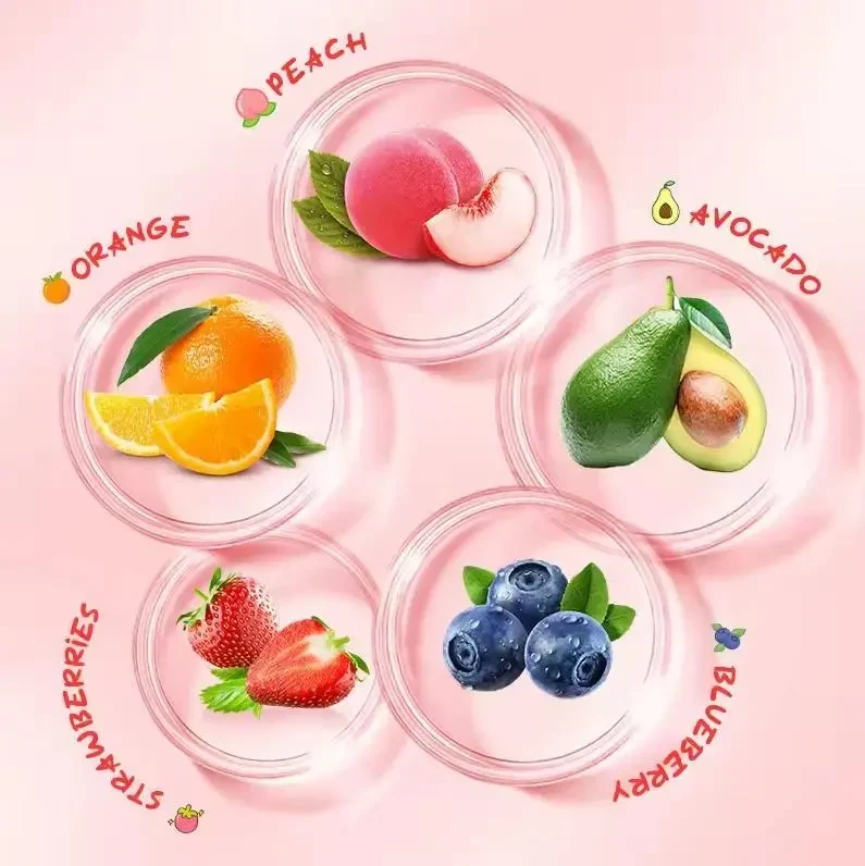 Набір зволожуючих кремів для рук SADOER Fruit Ice Cream — 5 шт в наборі