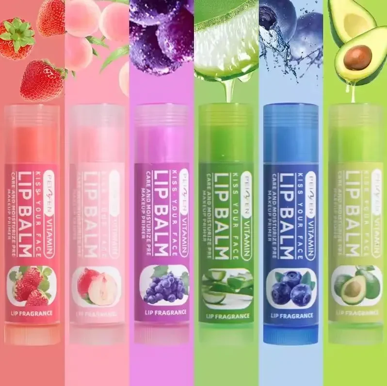 Набір бальзамів для губ Multi Fruit Flavors 6 шт | Зволоження, живлення та догляд щодня