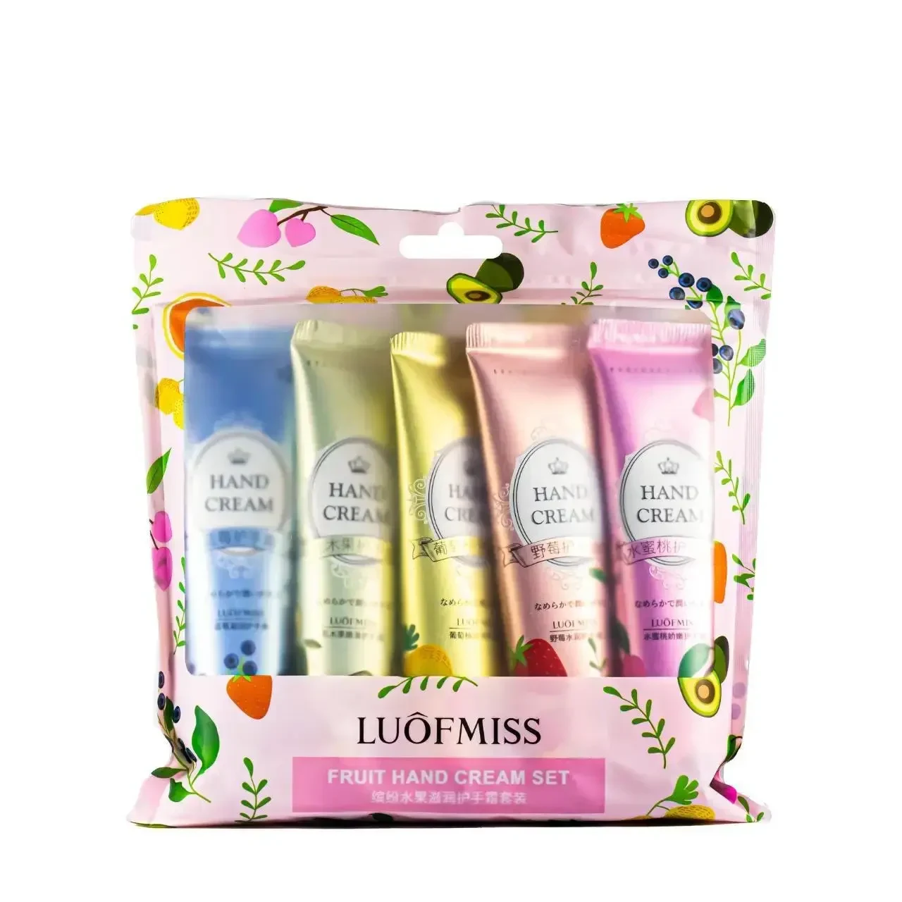 Набір кремів для рук LUOFMISS Plant Hand Cream Set, 5 шт., з рослинними екстрактами